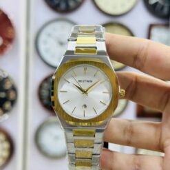 Bestwin Classic Watch – Affordable Luxury for Every Wrist- Stylish Quartz Timepiece with Stainless Steel Chain & Date Function